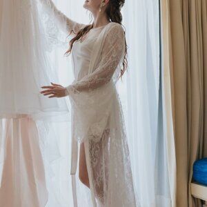 Bridal Robe & Nightgown Set (Small)